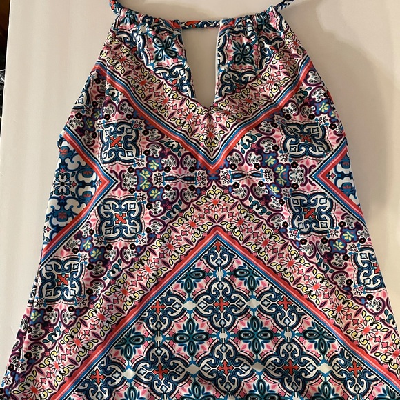 Liz Claiborne Other - Liz Claiborne halter tankini bathing suit top L